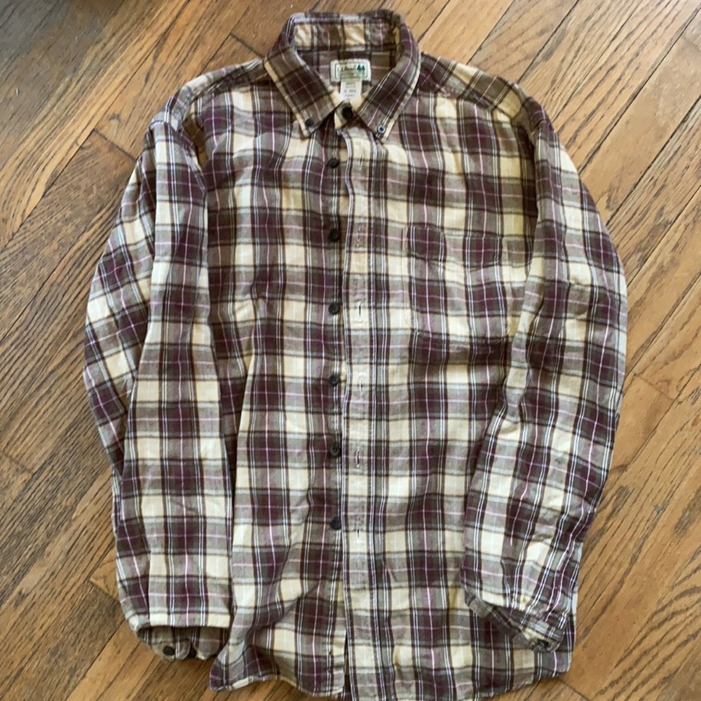LL Bean Men’s Flannel - Size Medium